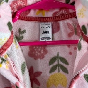 Carter’s fleece jumpsuit / snow suit / onesie